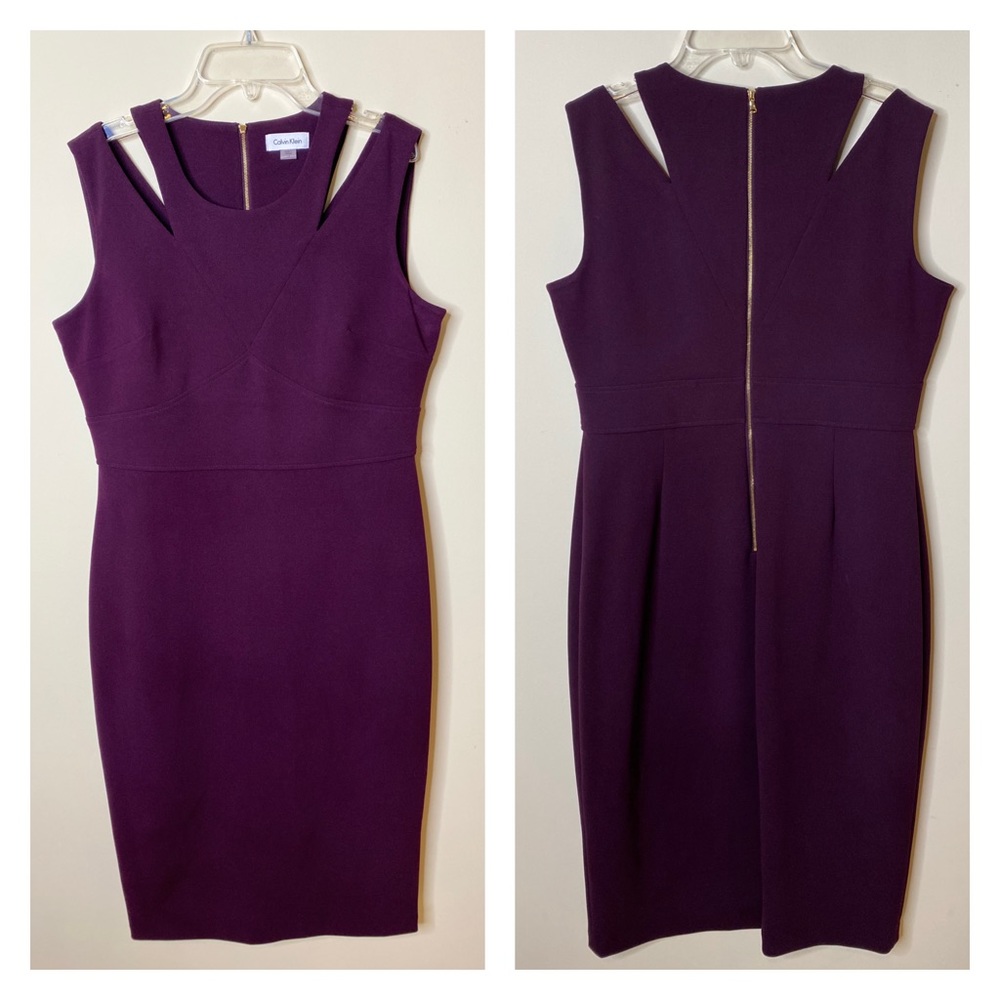 CK Plum Midi Dress